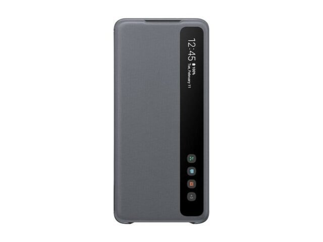 Clear View Standing Case & Covers Samsung Galaxy S20 | S20+ | S20Ultra black