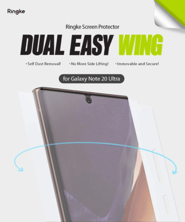 Ringke Dual Easy Wing (2 Pack) Screen Protector Galaxy Note 20 Ultra