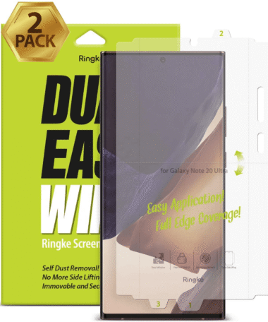 Ringke Dual Easy Wing (2 Pack) Screen Protector Galaxy Note 20 Ultra