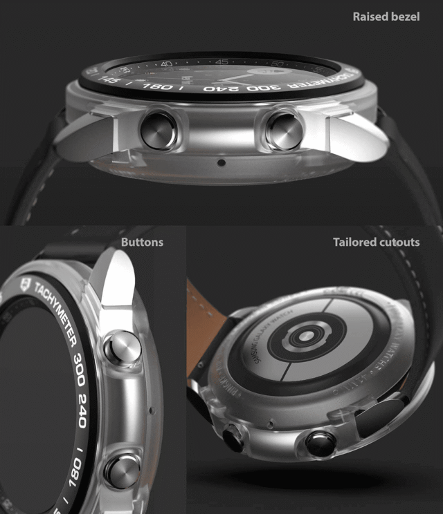 Air Sports + Bezel Styling Combo Pack FOR Galaxy Watch 3 41mm Ringke – Matte Clear - Image 4