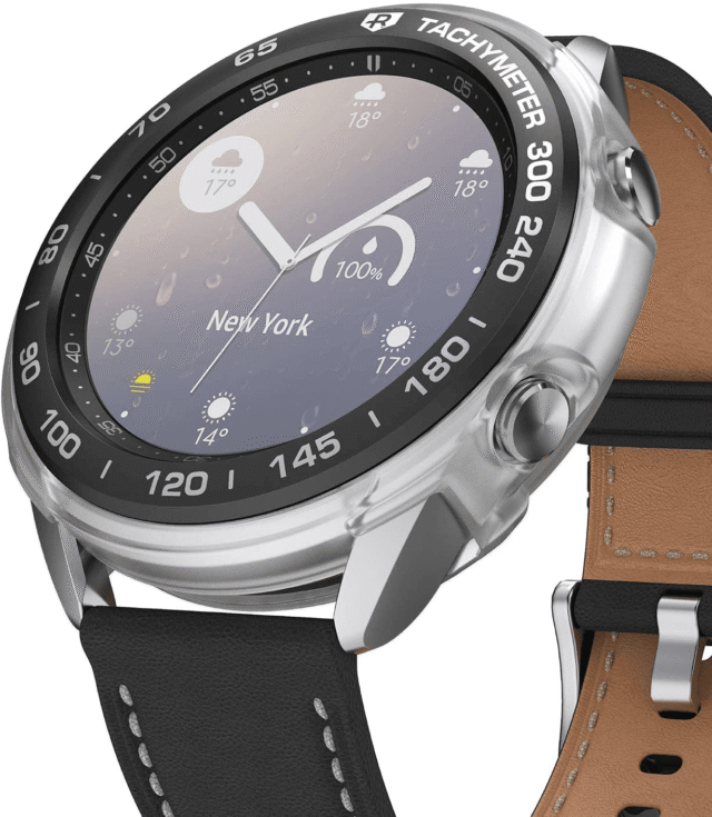 Air Sports + Bezel Styling Combo Pack FOR Galaxy Watch 3 41mm Ringke – Matte Clear
