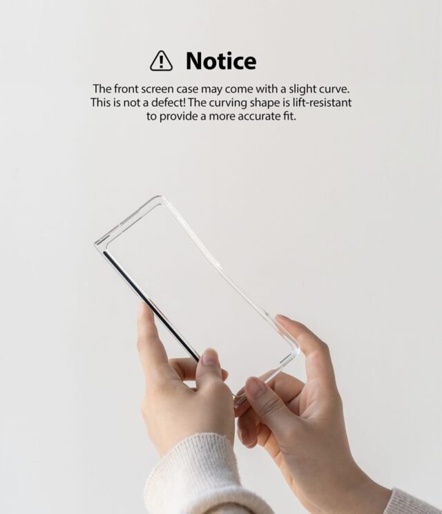 RINGKE Slim Case For Samsung Galaxy Z Fold 3 Clear - Image 3