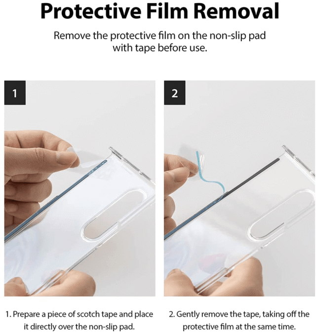 RINGKE Slim Case For Samsung Galaxy Z Fold 3 Clear - Image 4