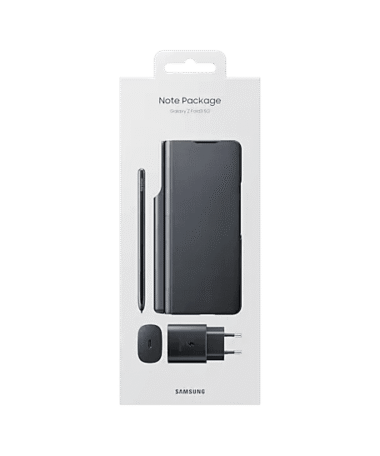 Samsung Galaxy Z Fold 3 COMBO PACK Starter Kit Flip Case with S-Pen & 25W Adapter