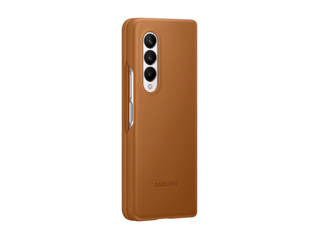 Samsung Galaxy Z Fold 3 5G Official Leather Flip Cover - Image 2