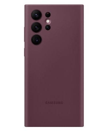 Samsung Galaxy S22 Ultra Official Silicone Cover|Burgundy