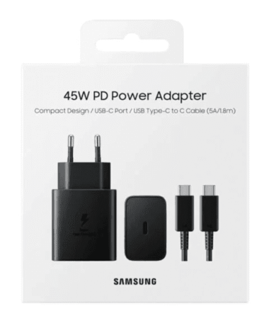 Samsung New 45W Power Adapter with Type C (5A ) 1.8M Cable | EP-T4510