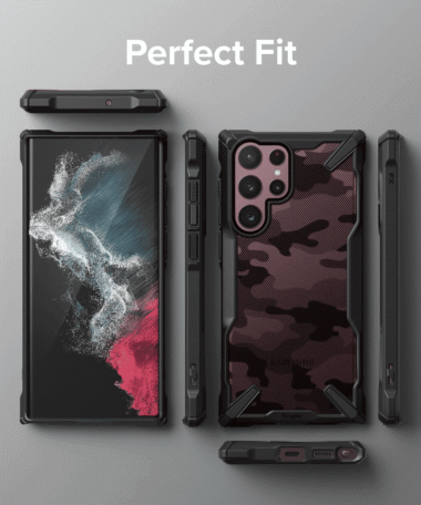 Ringke Fusion-X Camouflage Case For Galaxy S22 Ultra