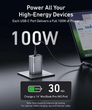 Anker Prime 100W 3 Ports GaN Charger