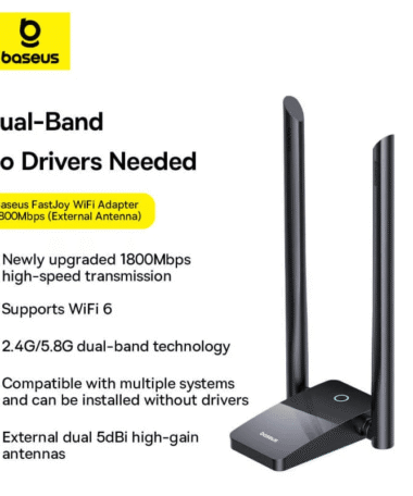 Baseus FastJoy Series WiFi Adapter 1300Mbps