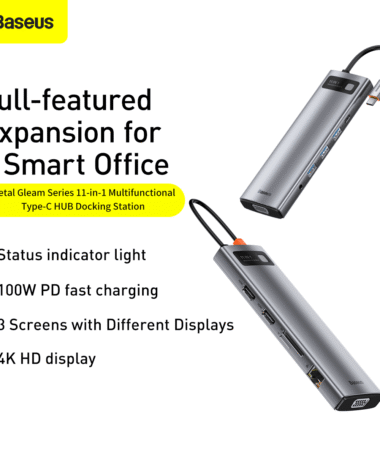 Baseus Metal Gleam Series 11 in 1 Type-C Multifunctional Hub