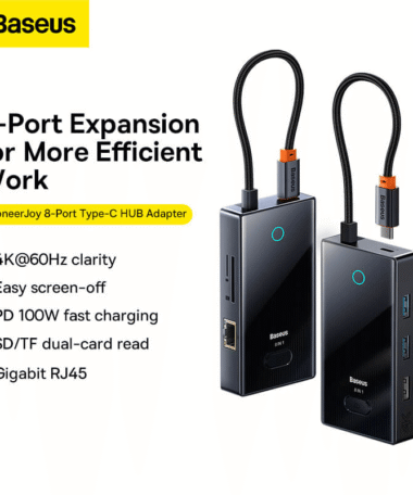 Baseus PioneerJoy 8-Port Type-C HUB Adapter