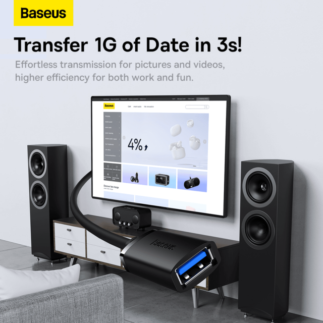 Baseus AirJoy Series USB3.0 Extension - Image 4