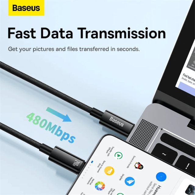 Baseus USB C Fast Charging Cable 240W - Image 4