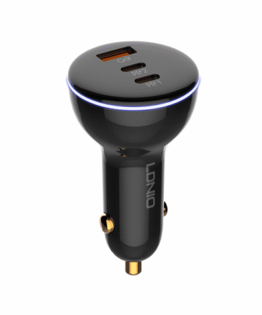 Ldnio 160W 2C+U Full Protocol Quick Charge Car Charger With Type C To Type C Cable