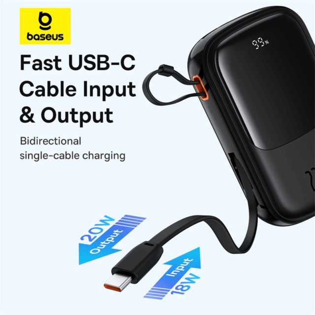 Baseus Display Quick Charging Power Bank 20000mAh - Image 3