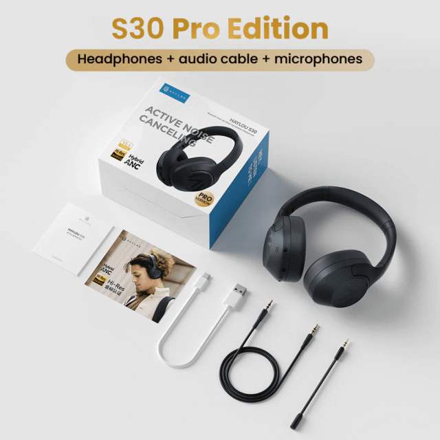 Haylou S30 Pro Headphones with Hybrid - Image 4
