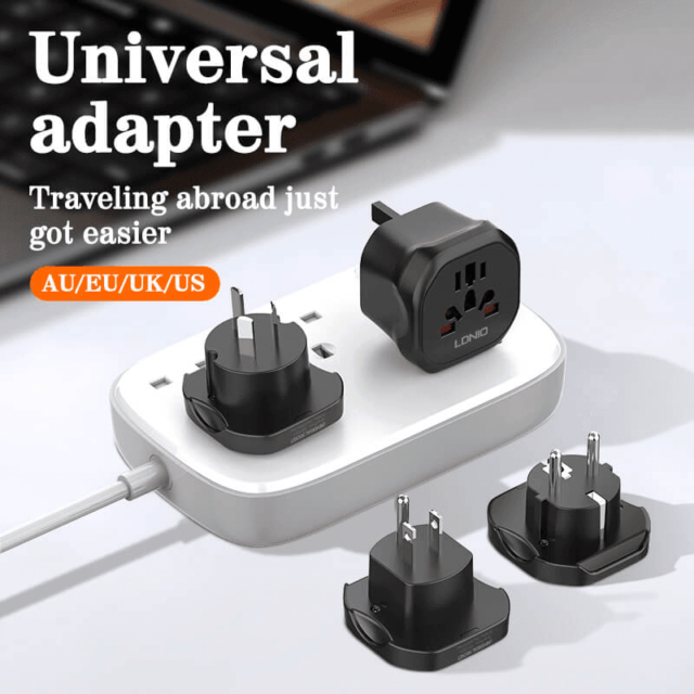 LDNIO Z7 2500W Universal Adapter EU Plug - Image 2