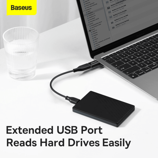 Baseus Adapter OTG Type C MALE to USB Adapter Female Converter USB 3.1 - Image 4