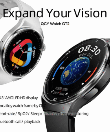 QCY Watch GT2 With 1 43 AMOLED Display