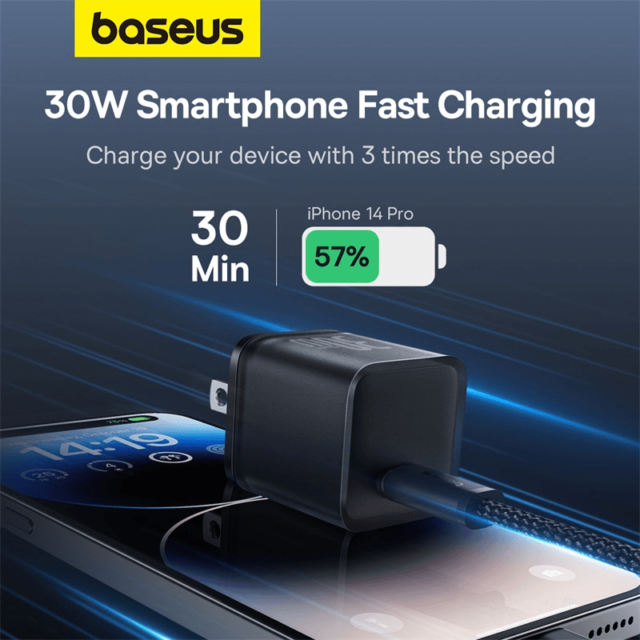 Baseus GaN5S USB-C Fast Charger 30W - Image 2