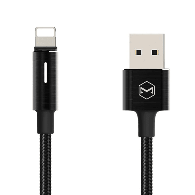 MCDODO CA4600 KingSeries 2.4A AutoPower Off LightningCable Compatible For IPhone With LEDLight 1.2m