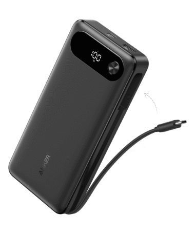 Anker Power Bank 20000mah 87W Built In USB C Cable
