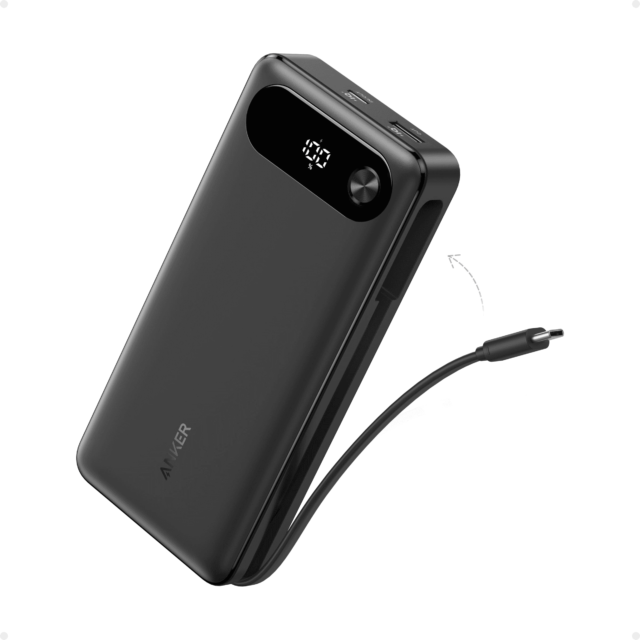 Anker Power Bank 20000mah 87W Built In USB C Cable